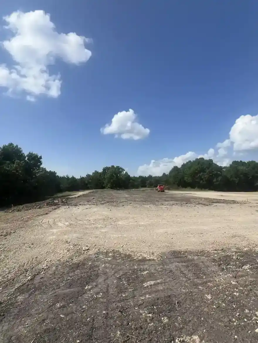 Pad prep and grading
