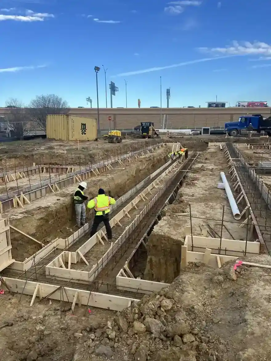 Grade beams and forming
